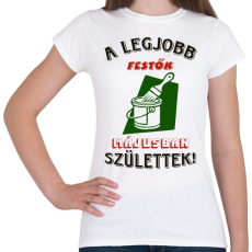 PRINTFASHION Festő szülinapja május színes - Női póló - Fehér