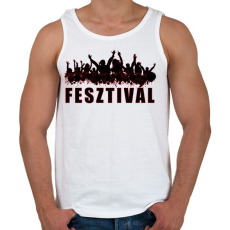 PRINTFASHION Fesztivál - Férfi atléta - Fehér