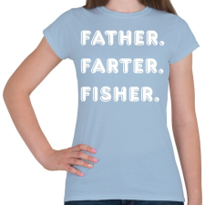 PRINTFASHION FFF - Női póló - Világoskék női póló