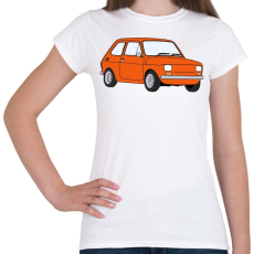 PRINTFASHION Fiat Polski - Női póló - Fehér
