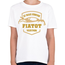PRINTFASHION Fiatos sofőr - Gyerek póló - Fehér gyerek póló