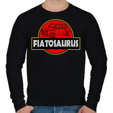 PRINTFASHION Fiatosaurus - Férfi pulóver - Fekete férfi pulóver, kardigán
