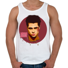 PRINTFASHION fight club - Férfi atléta - Fehér atléta, trikó