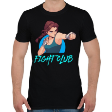 PRINTFASHION Fight Club Girls - Férfi póló - Fekete