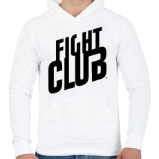PRINTFASHION fight club logo - Férfi kapucnis pulóver - Fehér