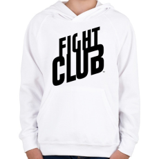 PRINTFASHION fight club logo - Gyerek kapucnis pulóver - Fehér