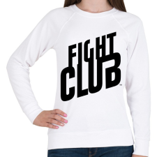 PRINTFASHION fight club logo - Női pulóver - Fehér női pulóver, kardigán