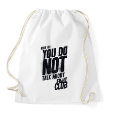 PRINTFASHION Fight Club: Rule One - Sportzsák, Tornazsák - Fehér tornazsák