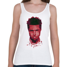 PRINTFASHION Fight Club: Tyler - Női atléta - Fehér