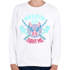 PRINTFASHION Fight me! - Gyerek pulóver - Fehér gyerek pulóver, kardigán