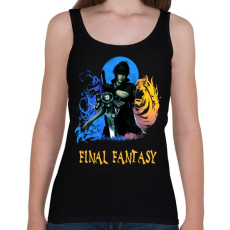 PRINTFASHION FINAL FANTASY - Női atléta - Fekete