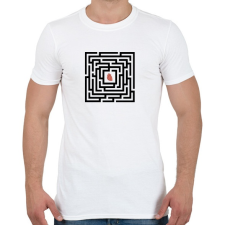 PRINTFASHION Find my heart  - Férfi póló - Fehér férfi póló