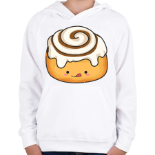 PRINTFASHION Finom csiga - Gyerek kapucnis pulóver - Fehér gyerek pulóver, kardigán