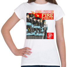 PRINTFASHION Fireforce - Női póló - Fehér