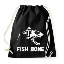 PRINTFASHION fish bone - Sportzsák, Tornazsák - Fekete tornazsák