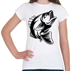 PRINTFASHION fish - Női póló - Fehér