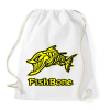 PRINTFASHION Fishbone 1 sárga - Sportzsák, Tornazsák - Fehér