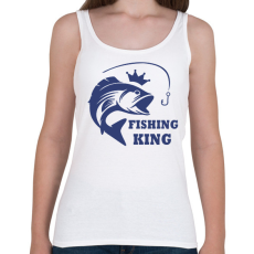 PRINTFASHION Fishing KIng - Női atléta - Fehér