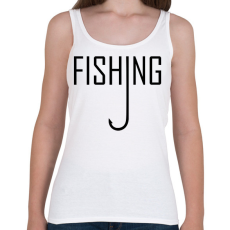 PRINTFASHION Fishing - Női atléta - Fehér