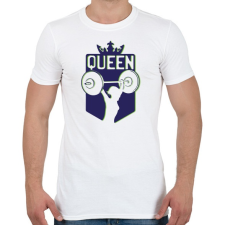 PRINTFASHION Fitness királynő - Férfi póló - Fehér férfi póló