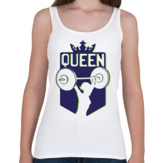 PRINTFASHION Fitness királynő - Női atléta - Fehér