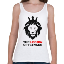 PRINTFASHION Fitness legion - Női atléta - Fehér női trikó