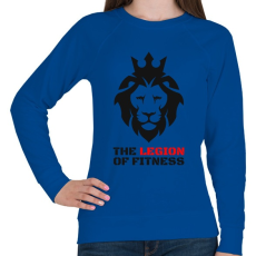 PRINTFASHION Fitness legion - Női pulóver - Királykék