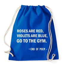 PRINTFASHION Fitnessz vers - Sportzsák, Tornazsák - Bright royal tornazsák