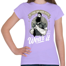 PRINTFASHION Fitt szakáll - Női póló - Viola