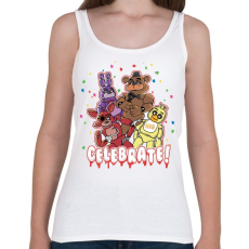 PRINTFASHION Five Night At Freddy  - Női atléta - Fehér