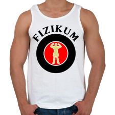 PRINTFASHION Fizikum - Férfi atléta - Fehér női trikó