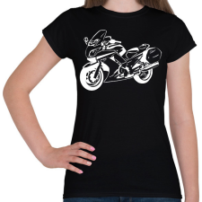 PRINTFASHION fjr-fehér - Női póló - Fekete női póló