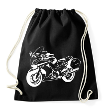 PRINTFASHION fjr-fehér - Sportzsák, Tornazsák - Fekete tornazsák