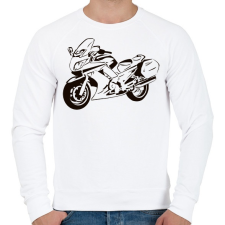 PRINTFASHION fjr - Férfi pulóver - Fehér férfi pulóver, kardigán