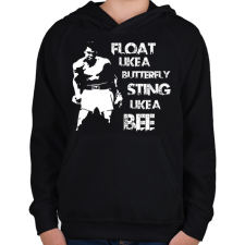 PRINTFASHION Float and sting - Gyerek kapucnis pulóver - Fekete gyerek pulóver, kardigán
