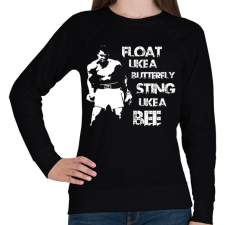 PRINTFASHION Float and sting - Női pulóver - Fekete női pulóver, kardigán