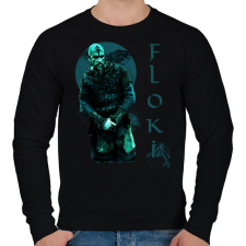 PRINTFASHION FLOKI-BLUE - Férfi pulóver - Fekete férfi pulóver, kardigán