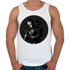 PRINTFASHION Floki - Vikings - Férfi atléta - Fehér atléta, trikó