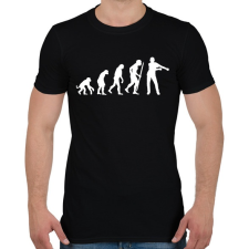 PRINTFASHION Floss dance evolúció - Férfi póló - Fekete férfi póló