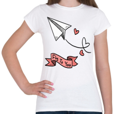 PRINTFASHION Fly to you - Női póló - Fehér