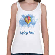 PRINTFASHION flying free - Női atléta - Fehér női trikó