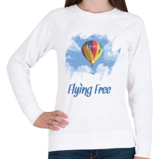PRINTFASHION flying free - Női pulóver - Fehér