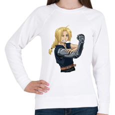 PRINTFASHION FMA: Brotherhood - Edward Elric - Női pulóver - Fehér