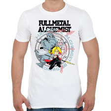 PRINTFASHION FMA Brotherhood - Férfi póló - Fehér férfi póló