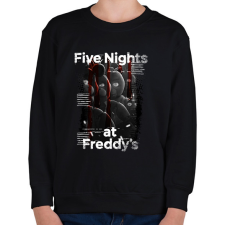 PRINTFASHION FNAF - Gyerek pulóver - Fekete gyerek pulóver, kardigán