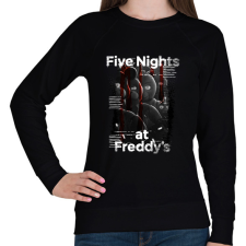 PRINTFASHION FNAF - Női pulóver - Fekete női pulóver, kardigán