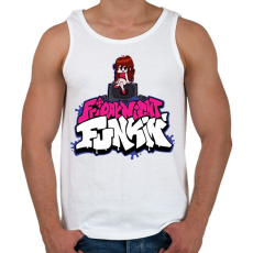 PRINTFASHION fnf - Férfi atléta - Fehér