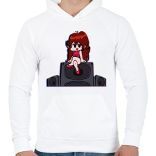 PRINTFASHION FNF - Férfi kapucnis pulóver - Fehér férfi pulóver, kardigán