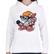 PRINTFASHION FNF - Női kapucnis pulóver - Fehér