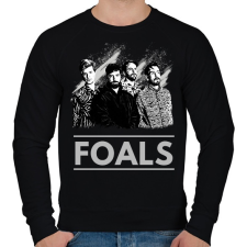 PRINTFASHION FOALS-BW PAINTED - Férfi pulóver - Fekete férfi pulóver, kardigán